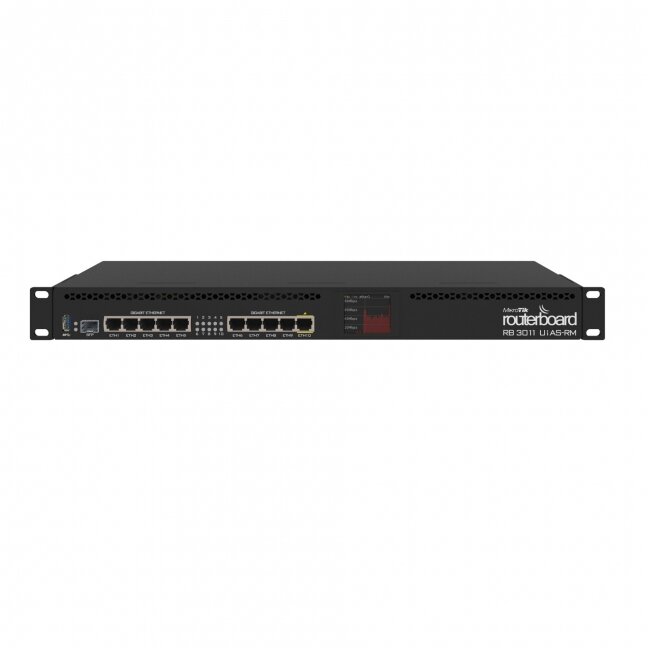 10 ports, 10 PoE switch MIKROTIK RB3011UiAS-RM 10 ports, 10 PoE switch MIKROTIK RB3011UiAS-RM