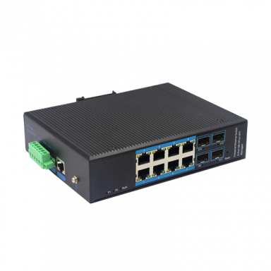 12 ports, 8 PoE ports switch UTEPO UTP6312S-PSB