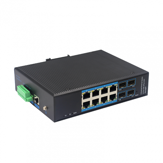 12 ports, 8 PoE ports switch UTEPO UTP6312S-PSB 12 ports, 8 PoE ports switch UTEPO UTP6312S-PSB
