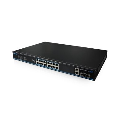16 ports, 16 PoE switch UTEPO UTP3-GSW1604TS-P200