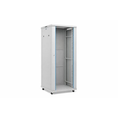 19'' pastatoma komutacinė spinta A2-6827G (27U, 600x800x1405mm, IP20, iki 1000kg, pilka, nesurinkta)