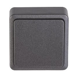 1-gang switch anthracite Vilma P110-010 SL+V