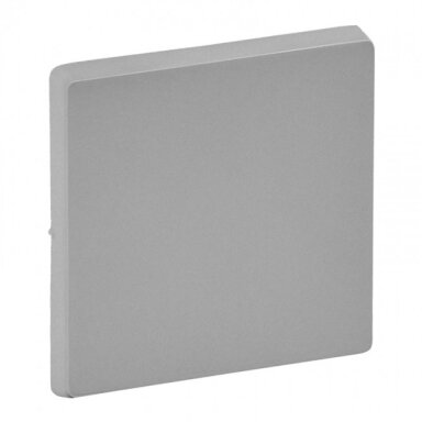 Cover plate Valena Life Legrand 755002 (aluminium color)