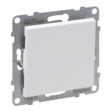 1 button white switch Suno Legrand 721101