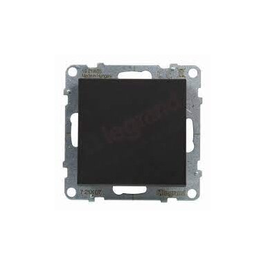 1 button black cross connector Suno Legrand 721407