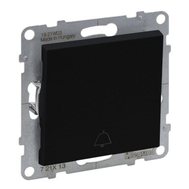 1 sl. button Suno Legrand 721413 (black, with bell icon)