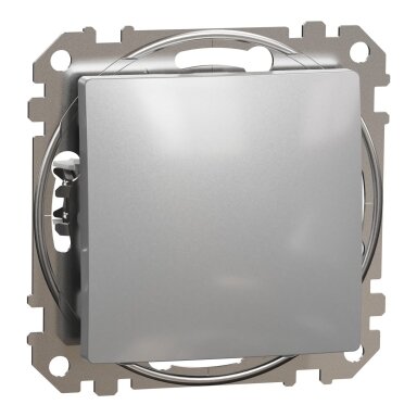 1 klavišo jungiklis Schneider Electric Sedna Design SDD113101 (aliuminis)