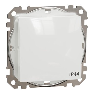 1 gang switch Schneider Sedna Design SDD211+C4917101 (white, IP44)