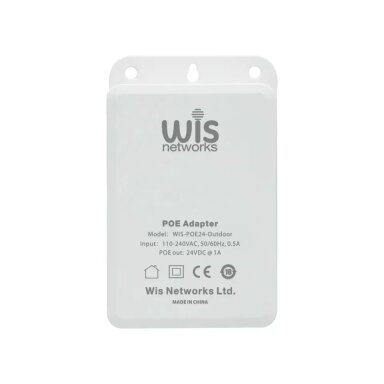 1 PoE port switch WISNET WIS-POE24-Outdoor