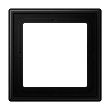 1 slot frame LS990 JUNG LS981SWM (black, matte)