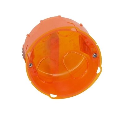 1 slot box for gypsum Legrand 080188 (50mm depth)