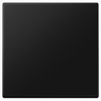 1 slot cover for KNX button JUNG LS101SWM (matte black)
