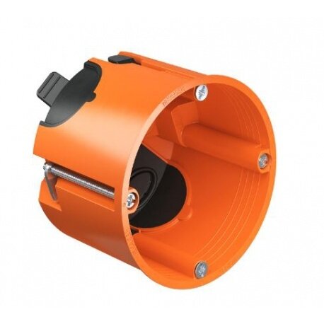 1-gang flush-mount box with membranes Kaiser K9264-22 (62mm depth)