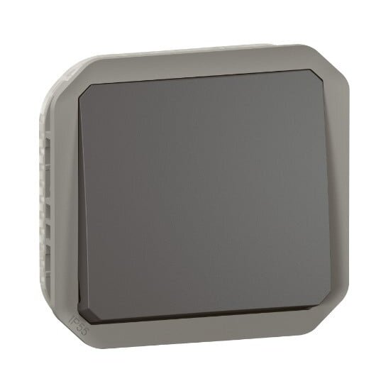 1-gang switch anthracite Plexo Legrand 069810L
