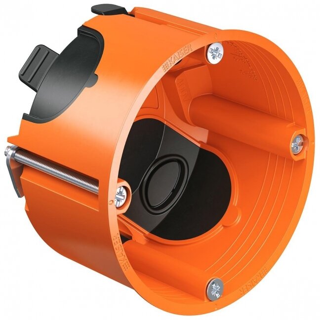 1 vt. dėžutė į gipsą su membranomis Kaiser K9263-22 (49mm gylio) 1 vt. dėžutė į gipsą su membranomis Kaiser K9263-22 (49mm gylio)