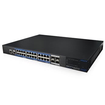 24 ports, 24 PoE ports switch UTEPO UTP7524GE-PoE-4GF 24 ports, 24 PoE ports switch UTEPO UTP7524GE-PoE-4GF