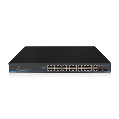 24 ports, 24 PoE switch UTEPO UTP3-GSW2404TS-P420