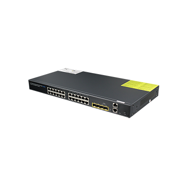 24 Ports Gigabit Stackable L3 Managed Switch (4*10G Uplink Ports) UTEPO UTP7724GE-L3
