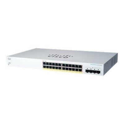 24 port switch Cisco CBS220-24P-4G-EU (Managed, 24x1Gb PoE, 4xSFP, L2, 256Gbps) 24 port switch Cisco CBS220-24P-4G-EU (Managed, 24x1Gb PoE, 4xSFP, L2, 256Gbps)