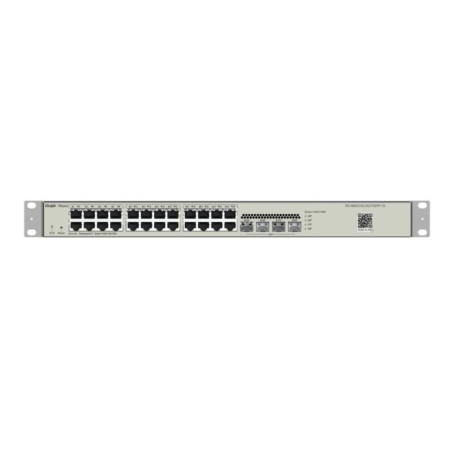 24 Ports Switch Ruijie Reyee RG-NBS3100-24GT4SFP-V2 (Managed, 4xSFP) 24 Ports Switch Ruijie Reyee RG-NBS3100-24GT4SFP-V2 (Managed, 4xSFP)