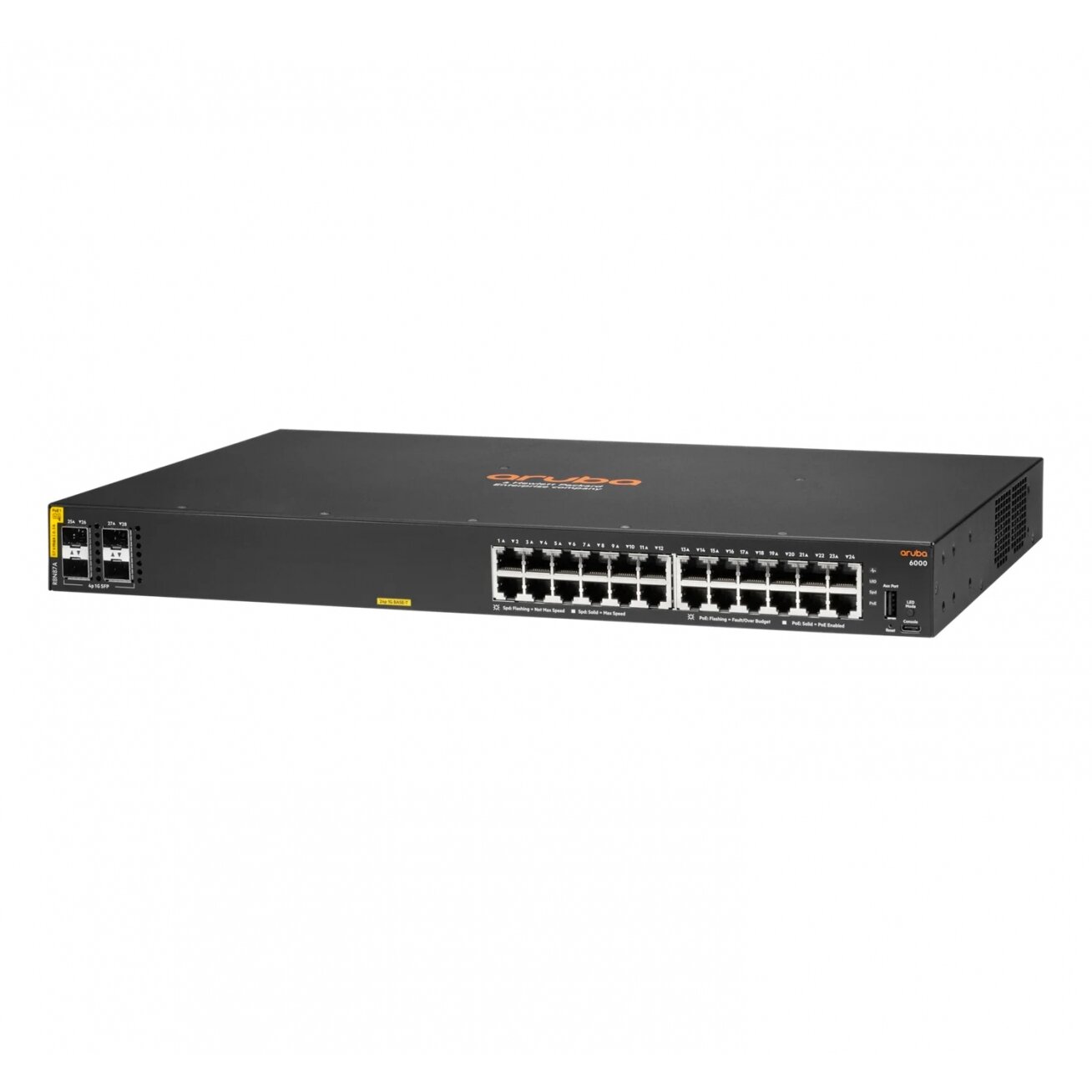 28 prievadų komutatorius HPE R8N87A Aruba 6000 28 prievadų komutatorius HPE R8N87A Aruba 6000