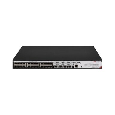 28-port, 24 PoE port switch Hikvision DS-3E2528P-H (managed L2, 4xSFP, 370W)