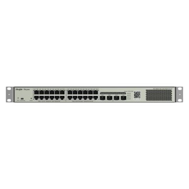 28-port switch Ruijie Reyee RG-NBS3100-24GT4SFP-P-V2 (Managed, Layer 2, 24 x PoE+)