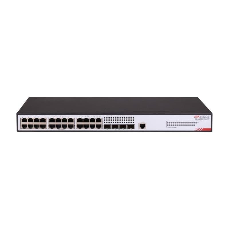 28-port switch Hikvision DS-3E2528-HI-24T4F (managed L2+, 24xLAN, 4xSFP, 56Gbps) 28-port switch Hikvision DS-3E2528-HI-24T4F (managed L2+, 24xLAN, 4xSFP, 56Gbps)