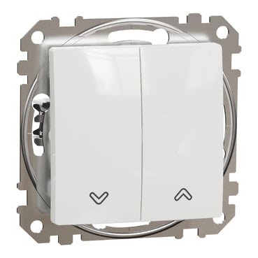2 klavišų žaliuzių mygtukas Schneider Electric Sedna Design SDD111114 (10A, 250V, baltas) 2 klavišų žaliuzių mygtukas Schneider Electric Sedna Design SDD111114 (10A, 250V, baltas)