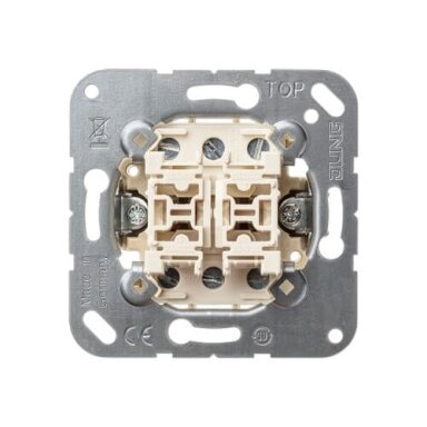 2 slot switch mechanism JUNG 509U (10A/250V)