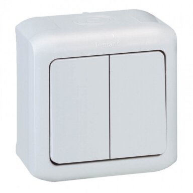 2 button overhead switch Forix Legrand 782380 (grey)