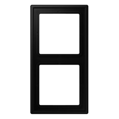 2 slot frame LS990 JUNG LS982SWM (black, matte)