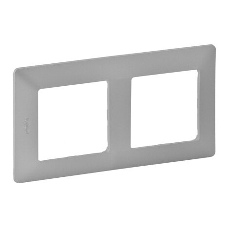 2 vt. rėmelis Valena Life Legrand Life 754132 (aluminio spalva) 2 vt. rėmelis Valena Life Legrand Life 754132 (aluminio spalva)