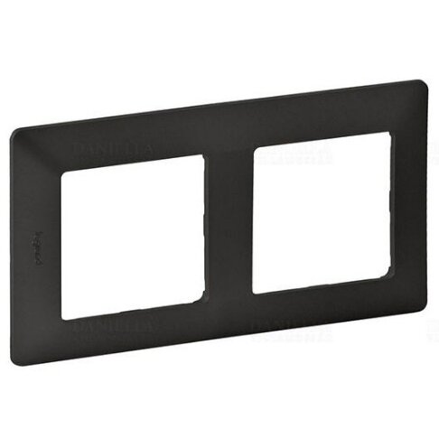 2 slot plate Valena Life Legrand 754272 (graphite color)