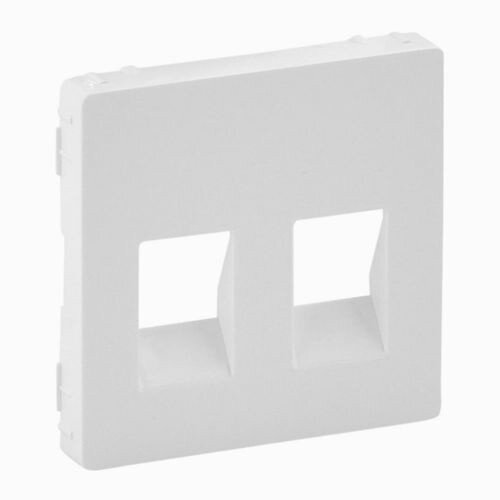 2 x RJ45 cover plate Valena Life Legrand 755420
