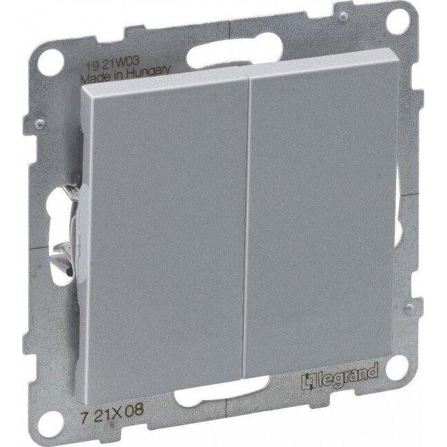 2 kl. perjungiklis aliuminis SUNO Legrand 721308 2 kl. perjungiklis aliuminis SUNO Legrand 721308