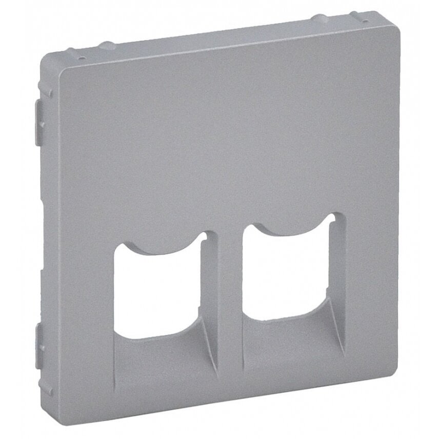 2 x RJ45 apdaila Valena Life Legrand 755422 (aluminio spalva) 2 x RJ45 apdaila Valena Life Legrand 755422 (aluminio spalva)
