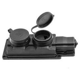 2-gang socket outlet Pawbol D.3159/2-S (16A, 250V, IP44)