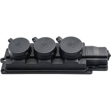 3-gang socket outlet Pawbol D.3159/3-S (16A, 250V, IP44)
