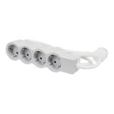 4-seat extension cord with grounding Legrand 694552 (gray, 1.5m)