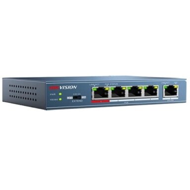 4 ports, 4 PoE switch Hikvision DS-3E0105P-E