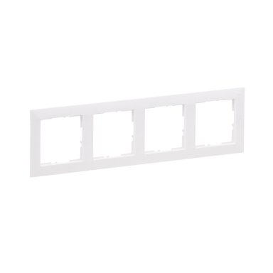 4 slot white frame Suno Legrand 721504