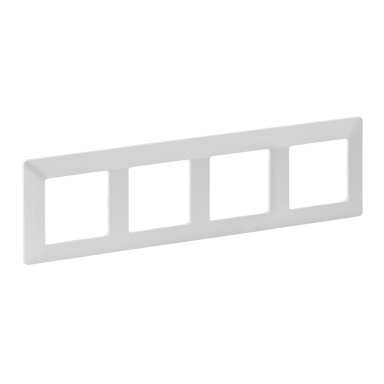 4 slot plate Valena Life Legrand 754144 (pearl color)