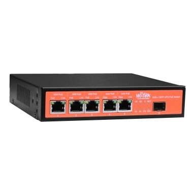 5 Port, 5 PoE Switch Wi-Tek WI-PS306GF-UPS