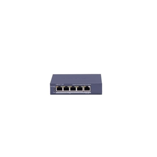 5 prievadų 4 PoE komutatorius Hikvision DS-3E0505P-E(B) 5 prievadų 4 PoE komutatorius Hikvision DS-3E0505P-E(B)