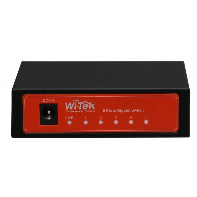 5 prievadų komutatorius Wi-Tek WI-SG105 5 prievadų komutatorius Wi-Tek WI-SG105