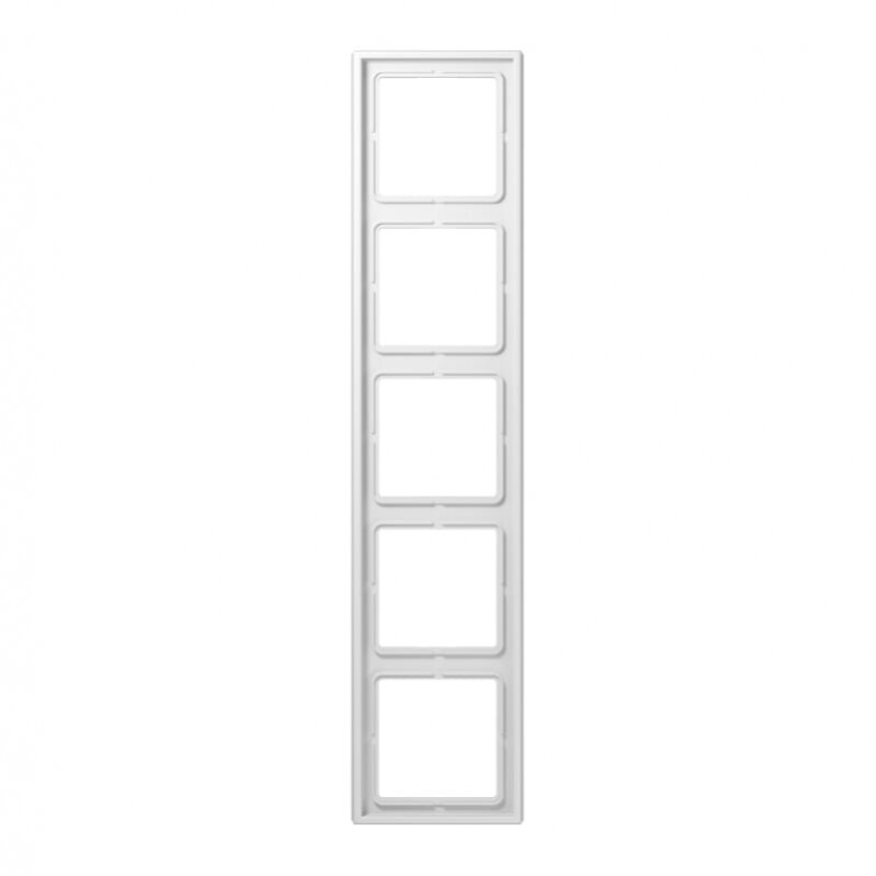 5 slot frame LS990 JUNG LS985WW (white)