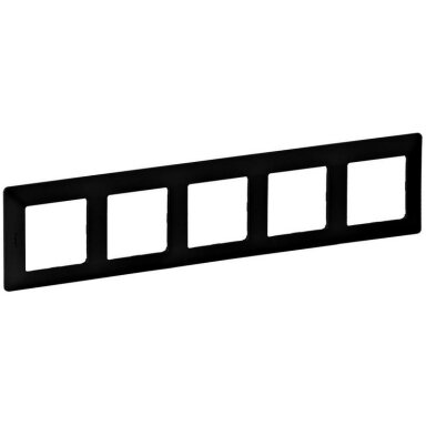 5 slot black frame Valena Life Legrand 754255
