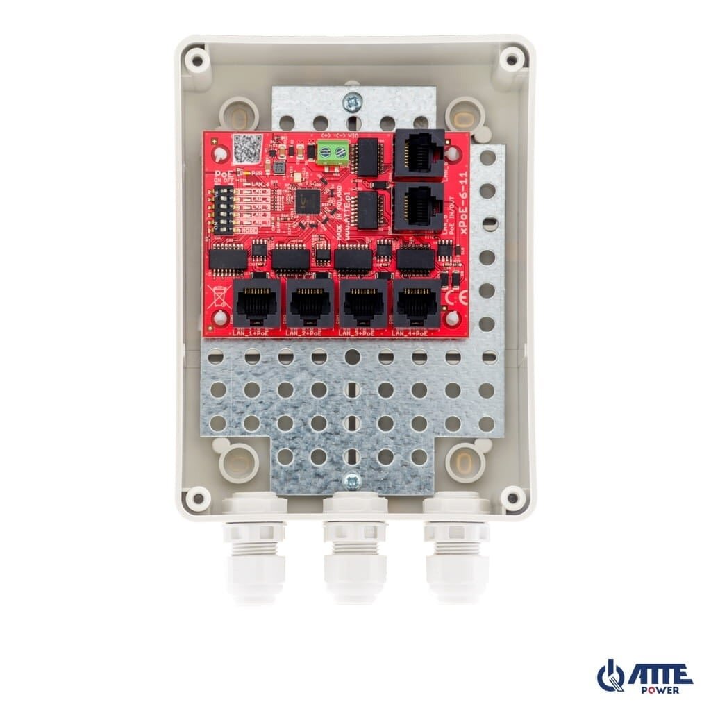 6 prievadų komutatorius ATTE XPOE-6-11-S2 (5x PoE, 100Mbps, IP56) 6 prievadų komutatorius ATTE XPOE-6-11-S2 (5x PoE, 100Mbps, IP56)