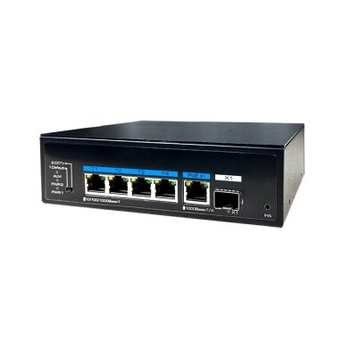 6 ports, 4 PoE ports switchUTEPO UTP6306TS-PSD-PDD
